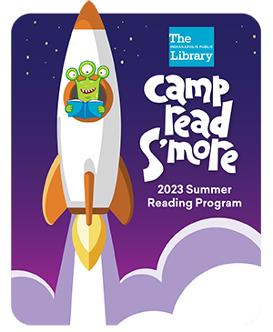 2023 Kids Summer Reading Program Camp Read S'more Graphic