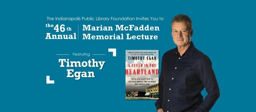 Timothy Egan author of the book A Fever in the Heartland: The Ku Klux Klan's Plot to Take Over America, and the Woman Who Stopped Them