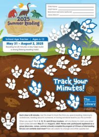 2025 Summer Reading Program School Age Tracker