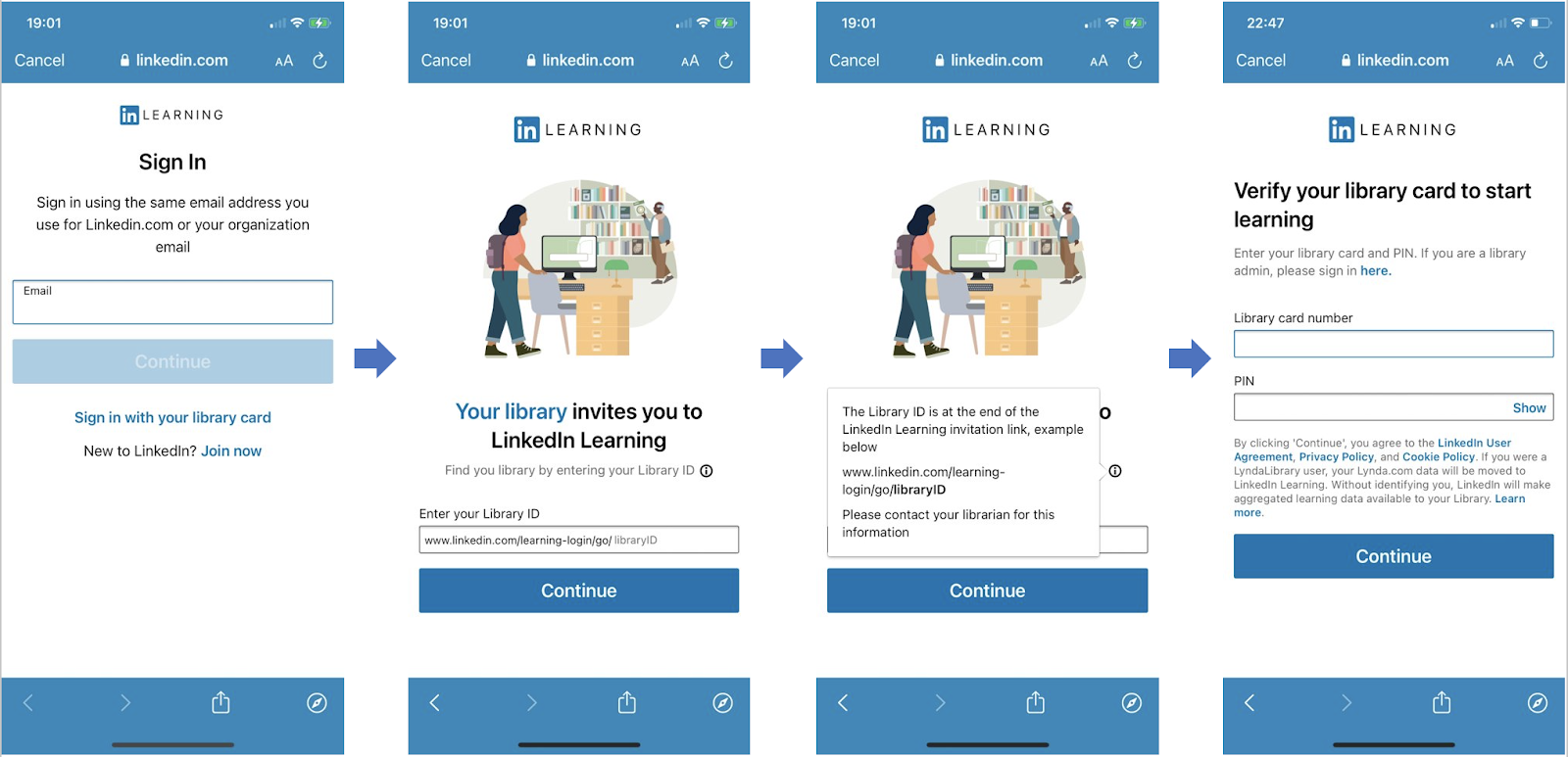 How to Log into Linkedin Learning with UHD Account