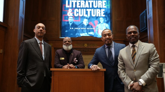 Indianapolis Public Library CEO Gregory Hill And The Three Doctors